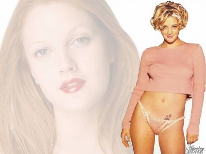 Drew Blyth Barrymore Lower Stomach Tattoo